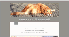 Desktop Screenshot of hovawarte-vom-silberdistelwald.de